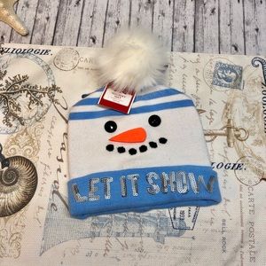 5/$25 NWT Sequin Winter Hat/Beanie Pom Top